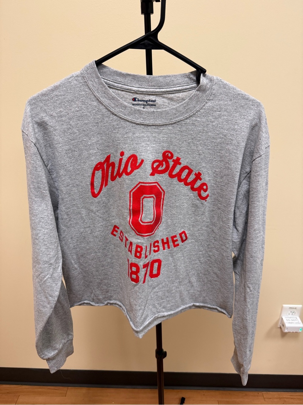 Champion Ohio State Cropped Tee - S